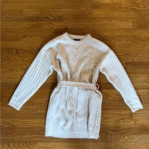 Lulu's Cream Knit Sweater